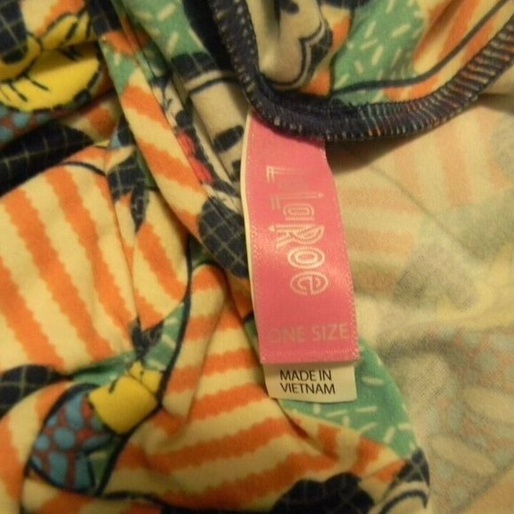 LulaRoe Mickey Mouse Colorful Women's One Size Leggings Pants - Picture 6 of 6